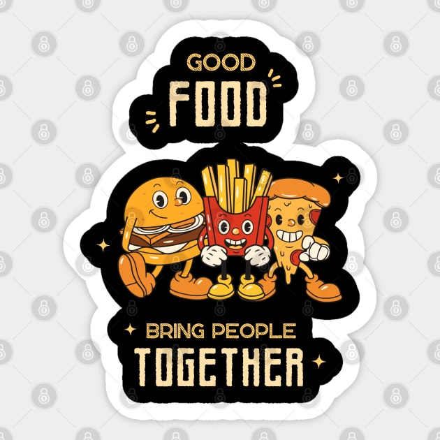 GOOD FOOD Sticker by tzolotov